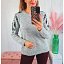 Jersey Gris Flores Negras